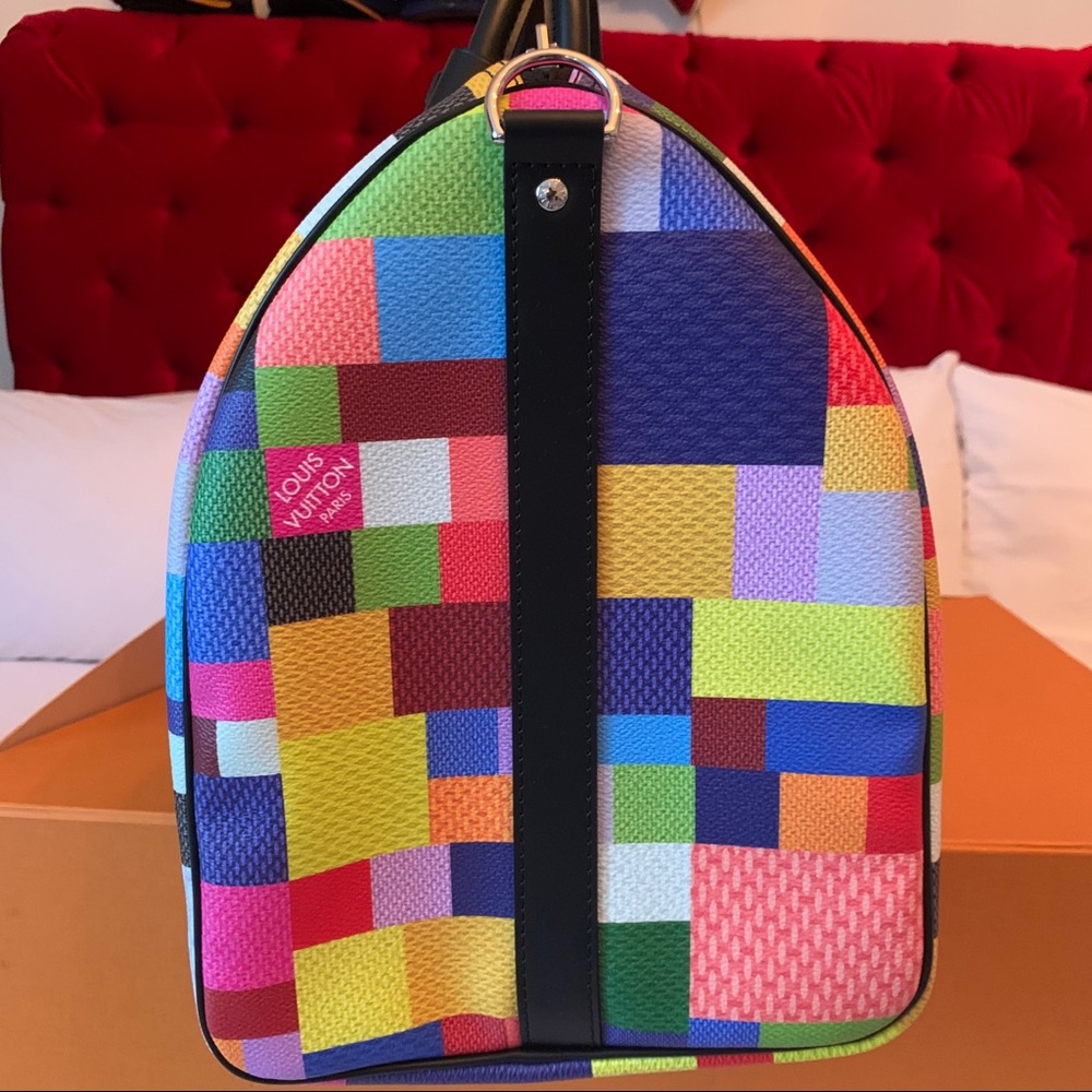 ❌SOLD❌Louis Vuitton Multicolor Bandouliere Keepall - Picture 5 of 10